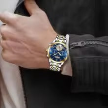Top Brand Men's Luxury Stainless Steel Watch – Luminous, 3Bar Waterproof, Casual & Sporty Design